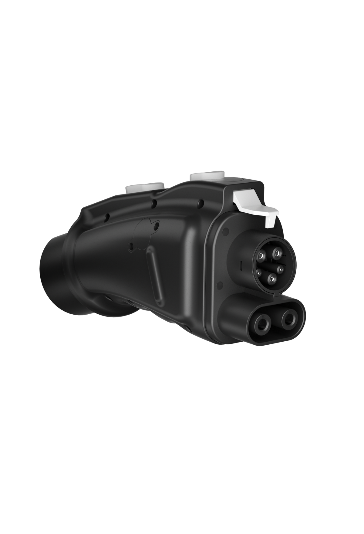 A2Z GB/T to CCS DC adapter, angled front view