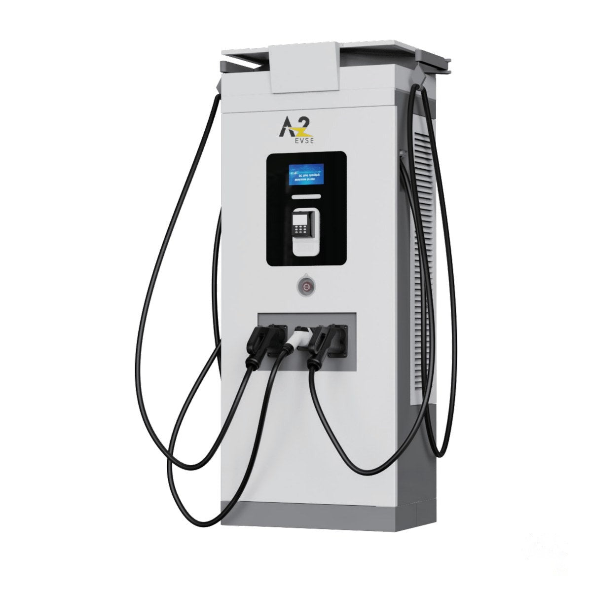 A2Z EVSE Boom-Type DC 160/180/240 kW Three-Gun — product photo