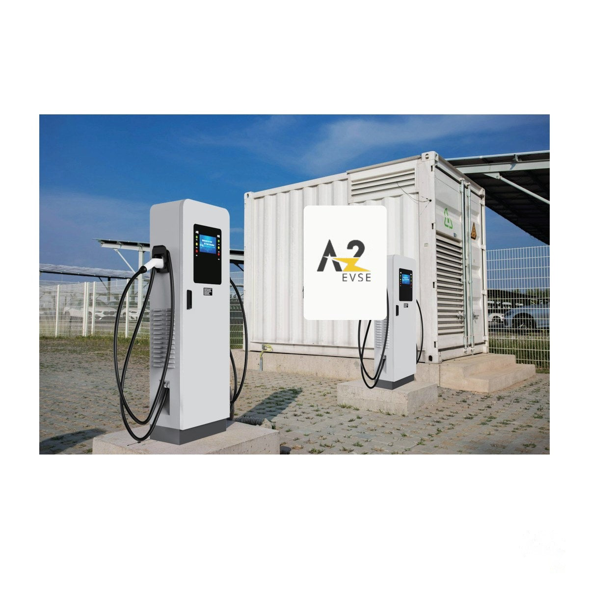 A2Z EVSE Cabinet-Based Solar Storage & Charging — product photo