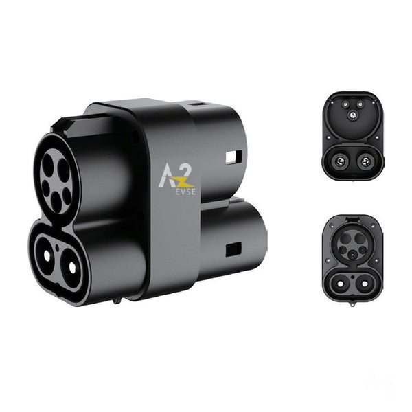 A2Z EVSE CCS1 to CCS2 DC Adapter — product photo