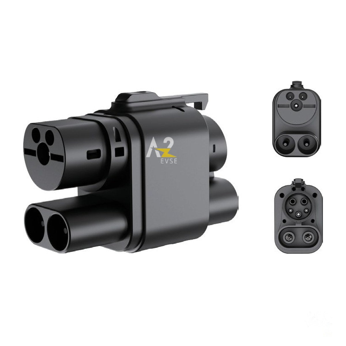 A2Z EVSE CCS2 to CCS1 DC Adapter with lock — product photo