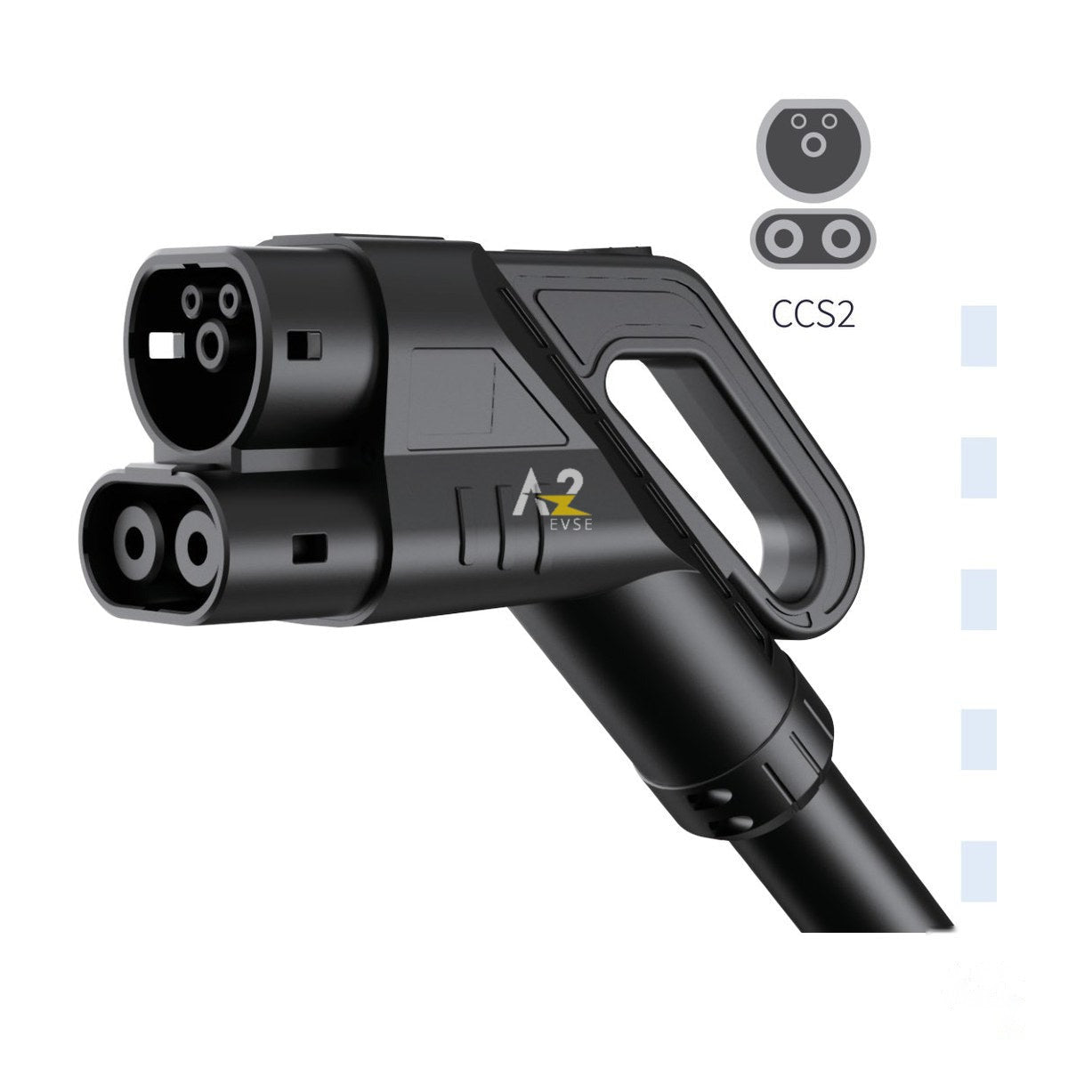 A2Z EVSE CCS2 DC Gun Cable — product photo
