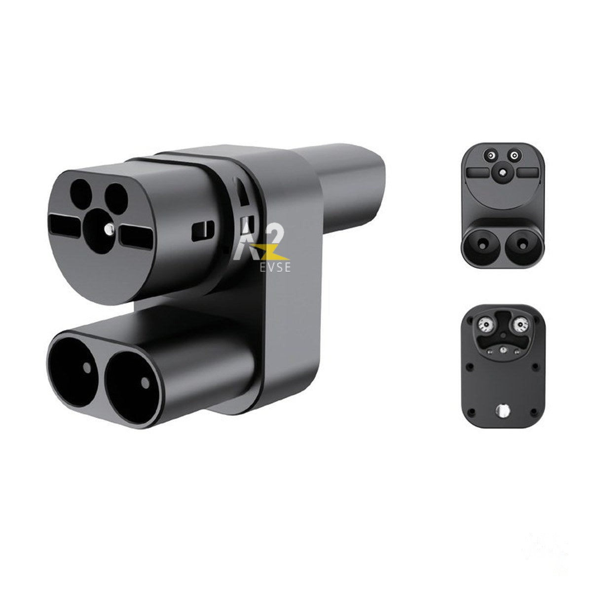 A2Z EVSE CCS2 to NACS DC Adapter with lock — product photo
