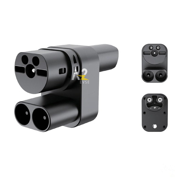 A2Z EVSE CCS2 to NACS DC Adapter with lock — product photo