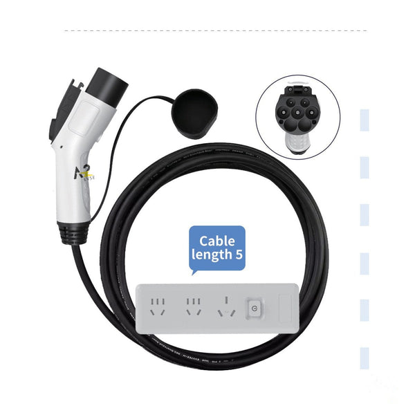 A2Z EVSE GB/T Discharge Gun + Power Strip — product photo