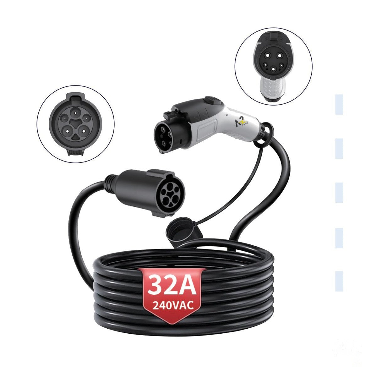 A2Z EVSE J1772 Extension Cord — product photo