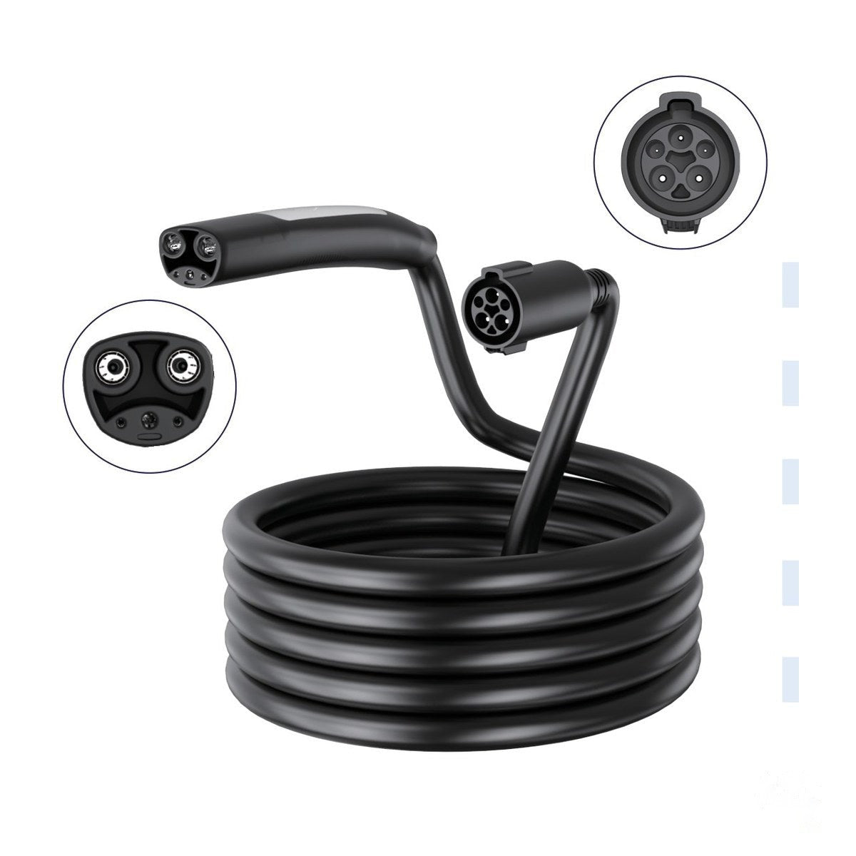 A2Z EVSE J1772 to NACS Extension Cord — product photo