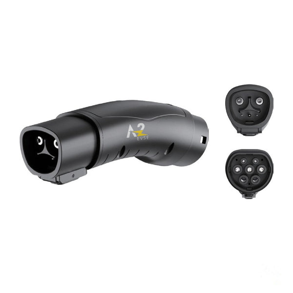 A2Z EVSE NACS to Type 2 AC Adapter — product photo