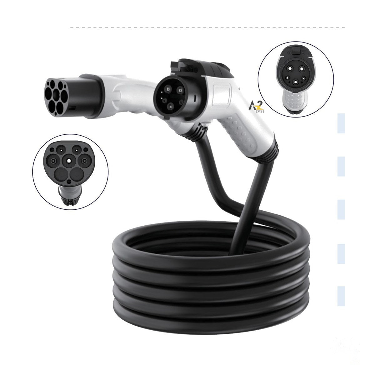 A2Z EVSE Type 2 to J1772 Charging Cable — product photo
