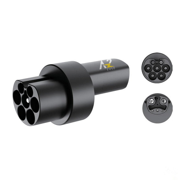 A2Z EVSE Type 2 to NACS DC Adapter — product photo